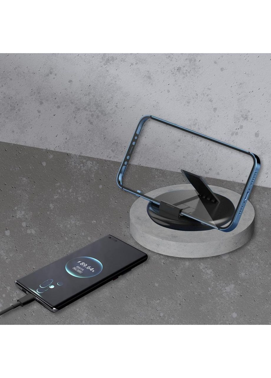 Многофункциональный универсальный скоростной кабель 60Вт с переходниками в кейсе Micro USB, Type C, Lightning 3A со скрепкой No Brand (361669416)