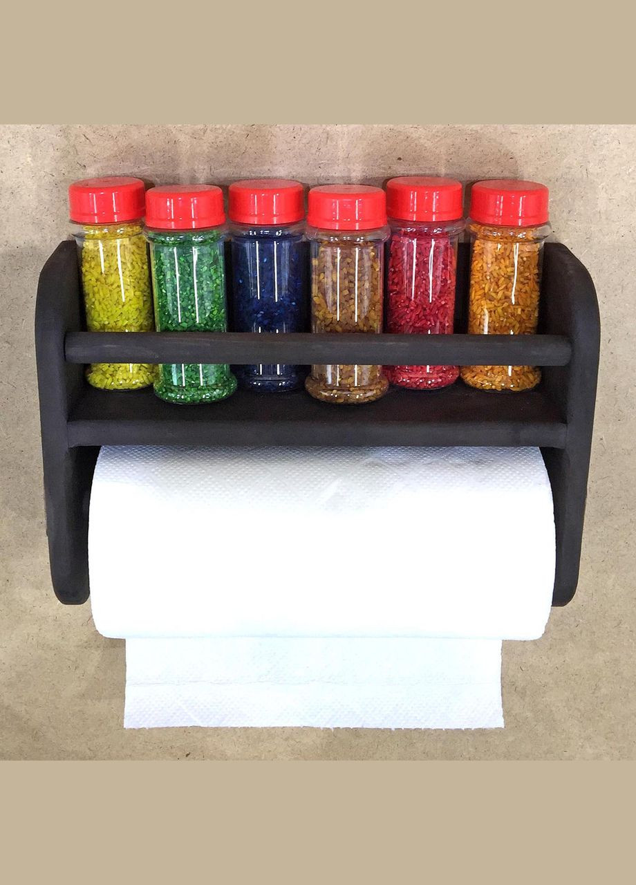 Органайзер для спецій з дерева Хабанеро венге (СПЦ-000512) No Brand (327423611)