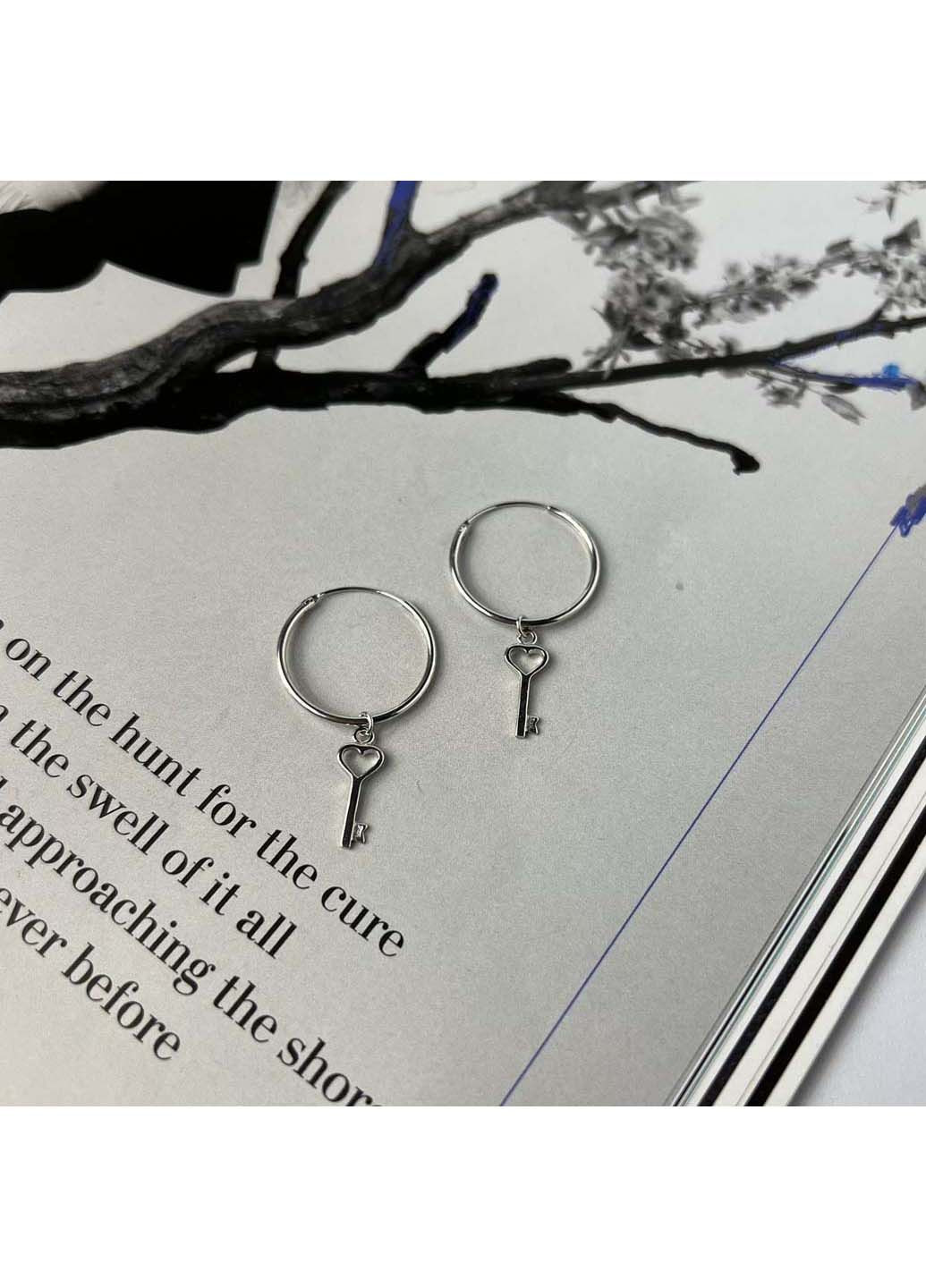 Серебряные серьги без камней (2134343) Silver Breeze (317355074)