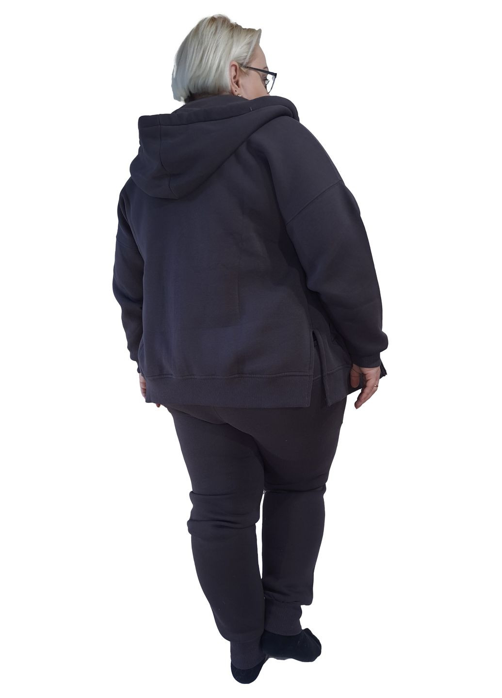 Костюм спортивний жіночий тринитка у кольорі світло батальний розмір No Brand (367166433)