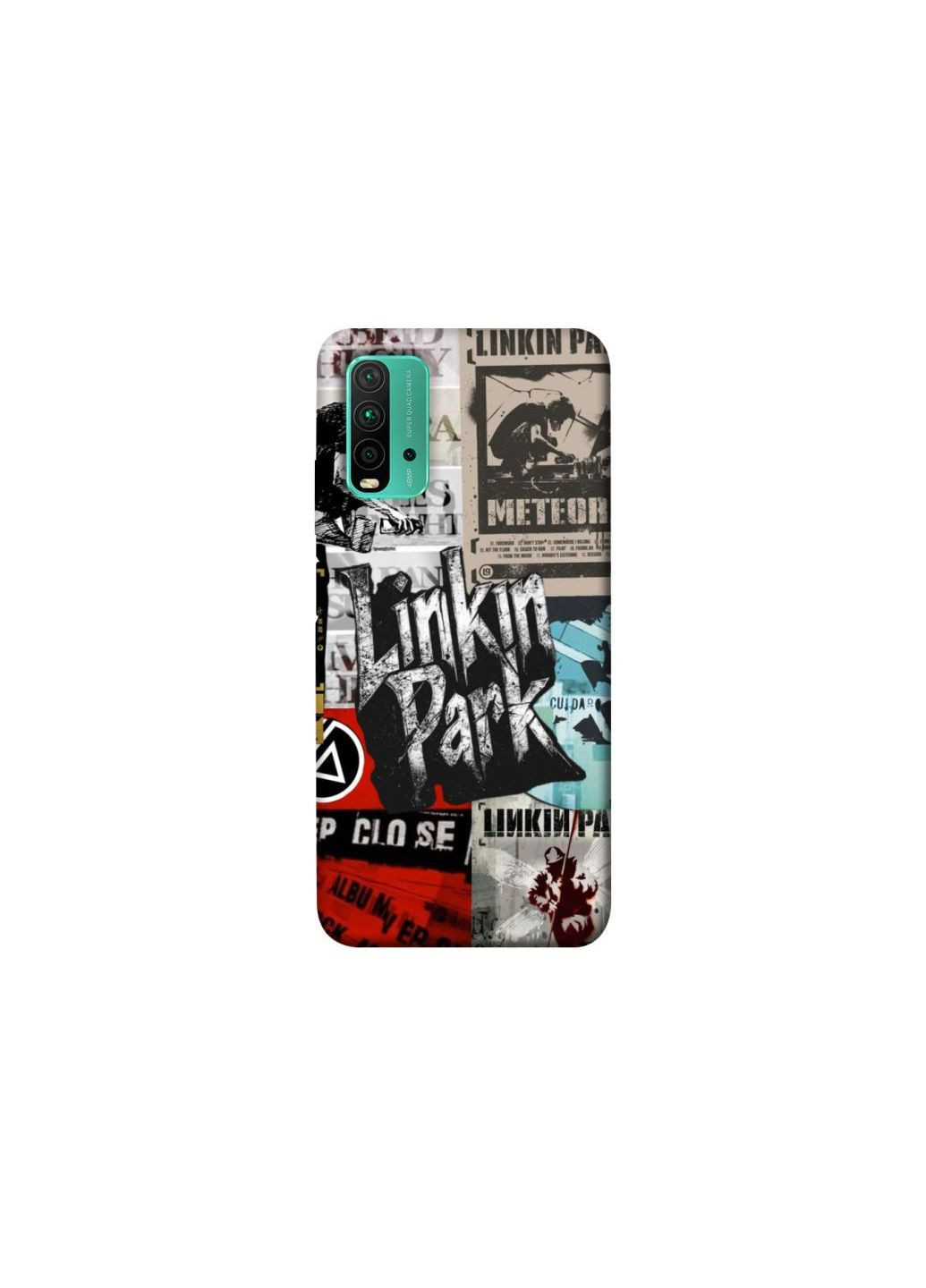 Чехол на Xiaomi Redmi Note 9 4G / Redmi 9 Power Linkin Park logo ver.2 Frontalka (361095890)