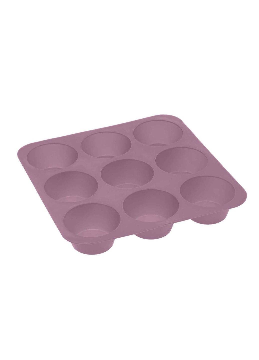 Форма силиконовая на планшете для выпечки кексов и маффинов на 9 ячеек 24.5х24.5х3.5 см Profsil (336493724)