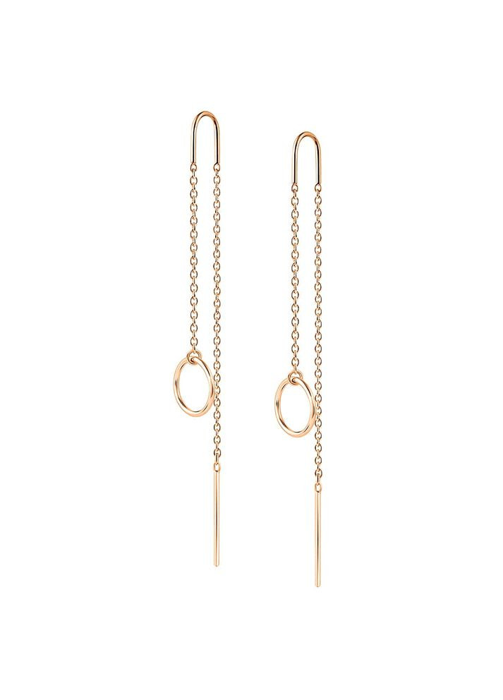 Золотые серьги-протяжки (з40042) IRIJ (331016768)