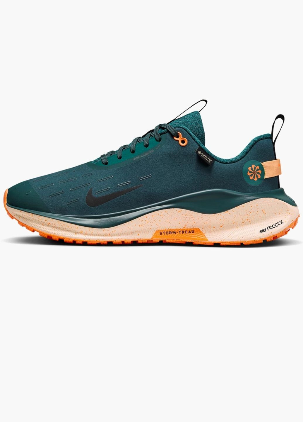 Зеленые кроссовки мужские infinityrn 4 gore-tex waterproof road running shoes green fb2204-300 Nike