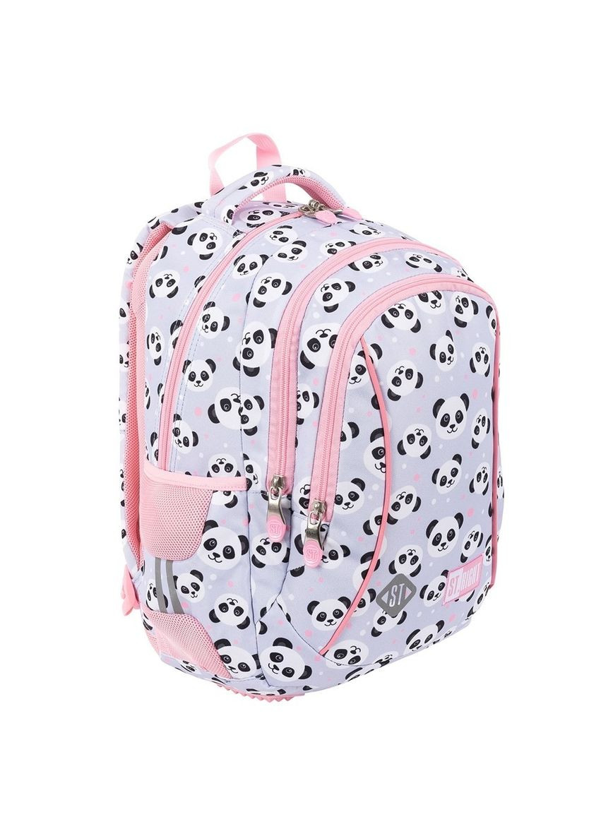 Рюкзак школьный " " /BP26/ GREY Панда 655272, 39*27*17 см ST.Right (367760831)