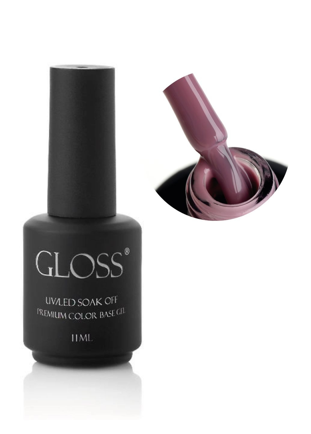 Цветная база GLOSS Color Base Gel Nebraska, 11 мл Gloss Company (278650148)