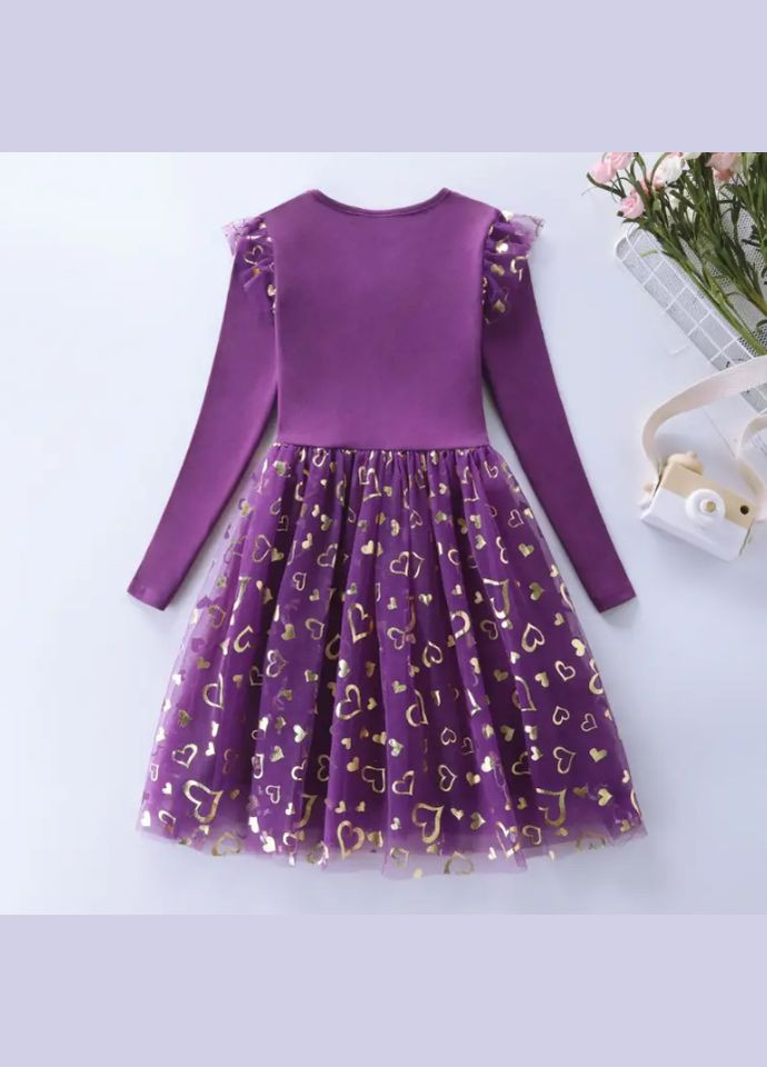 Фіолетова сукня дитяча, ошатна "єдиноріг". фіолетовий No Brand (292866356)