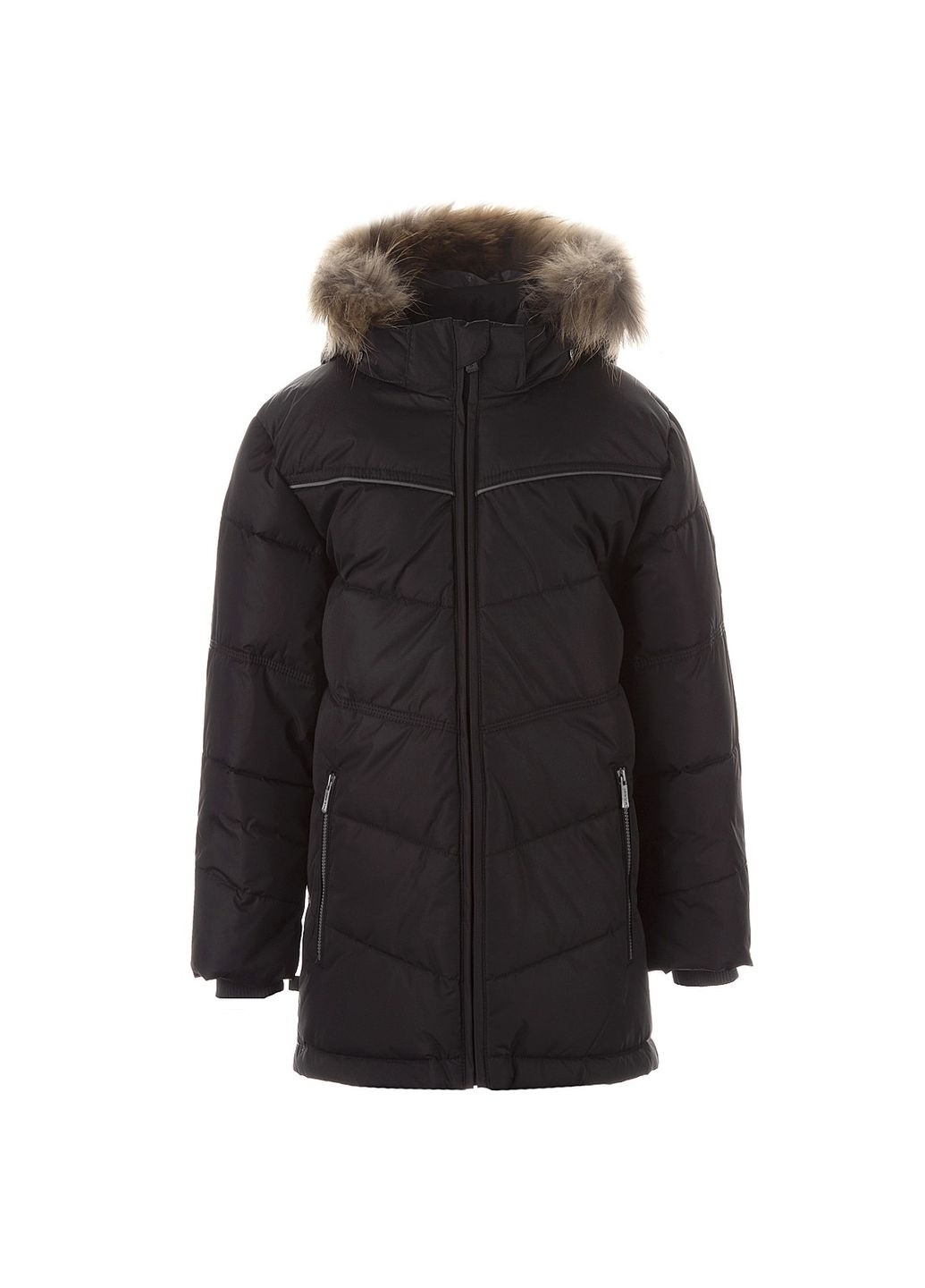 Темно-сіра куртка-пуховик moody 1, р.122, темно-сірий Huppa 17470155-00018-122