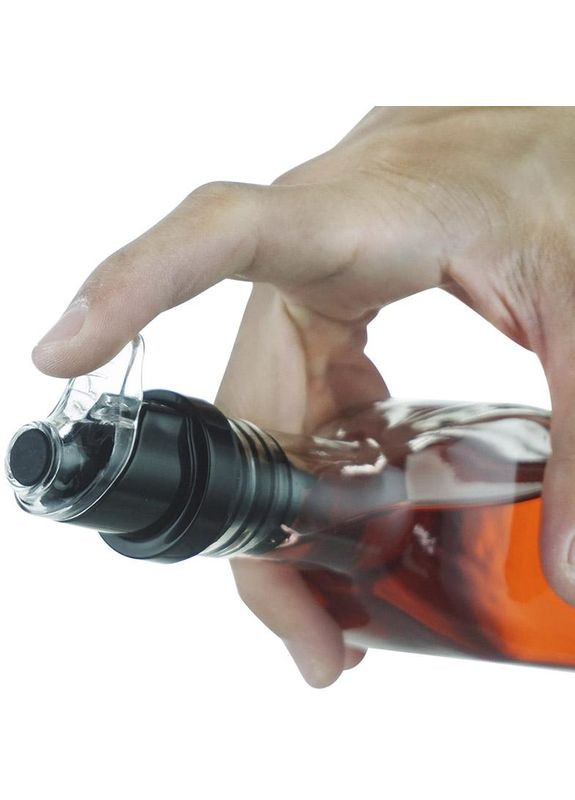 Набір 2 скляні пляшки Clear для масла і оцту 2х500мл, кришка з дозатором Fissman (372174262)