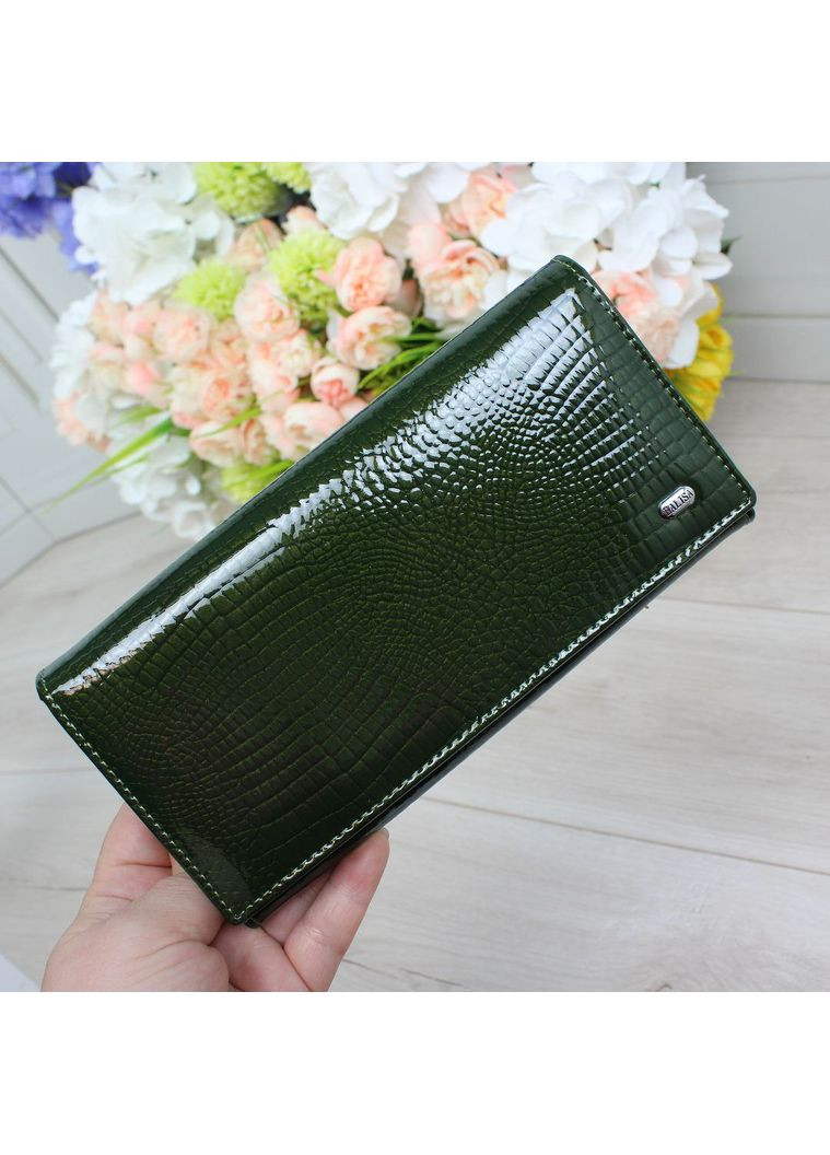 Шкіряний лакований гаманець Vishnya (369369327)