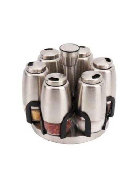 Набір для спецій з нержавіючої сталі каруселя FRU-129 6 баночок Frico (369766955)