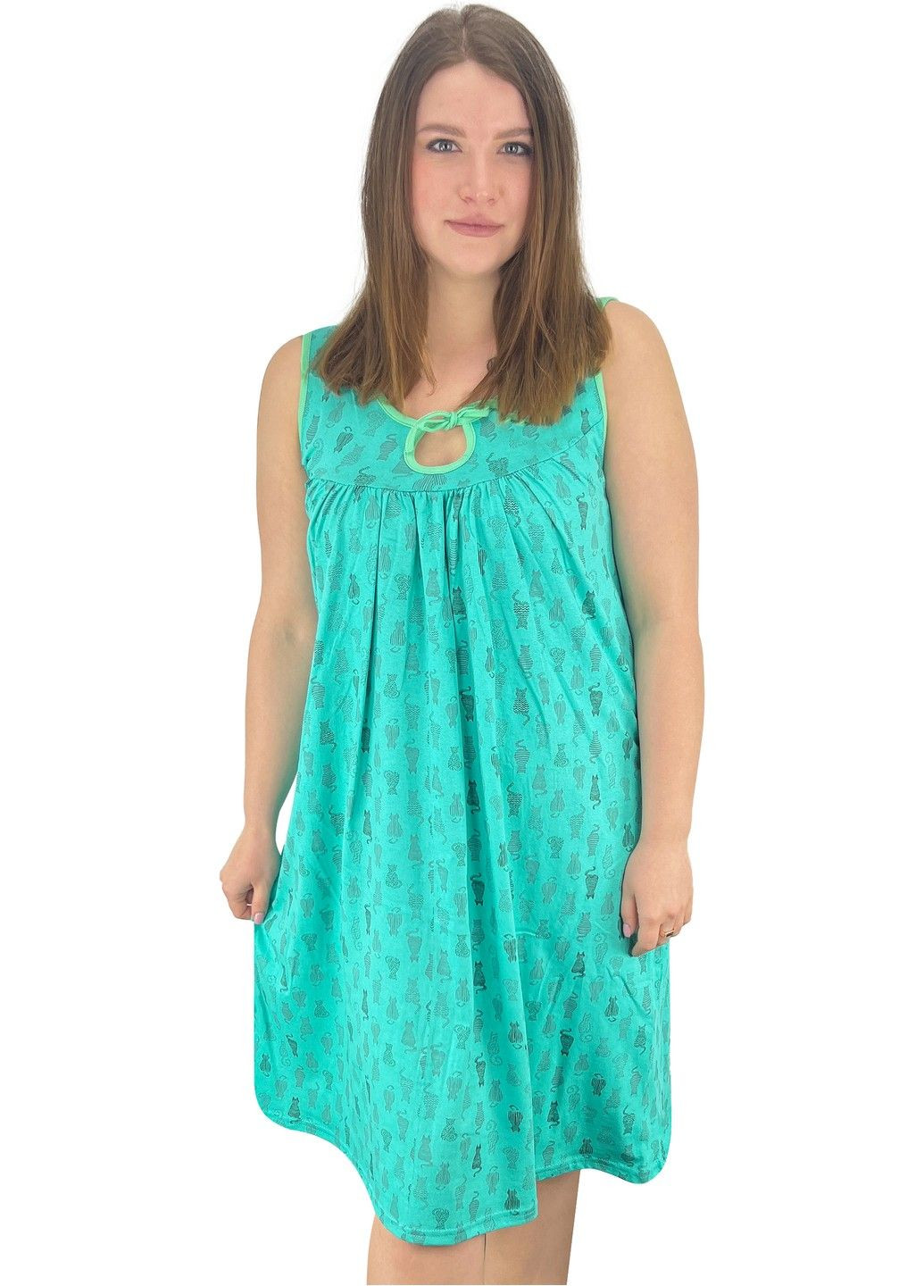 Ночная сорочка женская капля Жемчужина стилей 4102 (290664983)