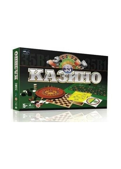 Настільна гра 35 в 1 для дорослих 28,5х38,5 см картонна Mtoys (393456130)