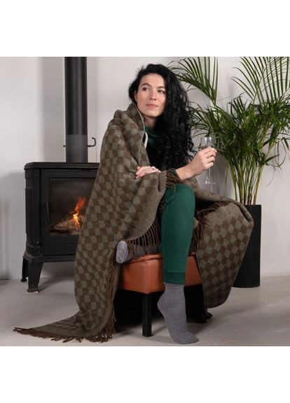 Плед из экологической шерсти 4491 140х200 см Love You (365658593)