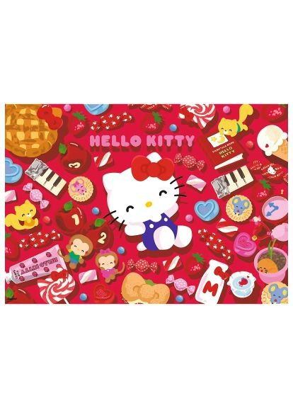 Пазл Hello Kitty Привет Китти 1000 элементов (5900511109207) Trefl Hello Kitty Привіт Кітті 1000 елементів (366070461)