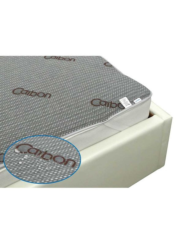 Наматрасний 90х190 водонепроницаемый "Carbon" Руно 820Carbon (265620083)