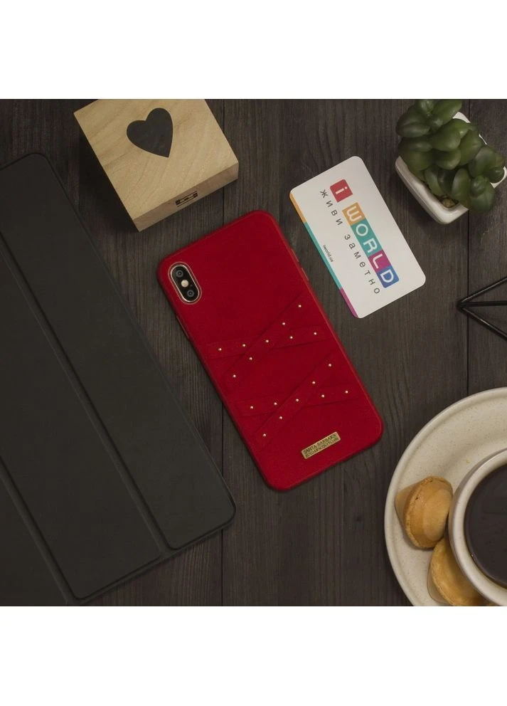 Панель Santa Barbara & Racquet Club Abbott для iPhone XS Max Red (SB-IP6.5SPABT-RED) Polo (387640286)