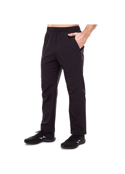 Черные демисезонные брюки LIDONG