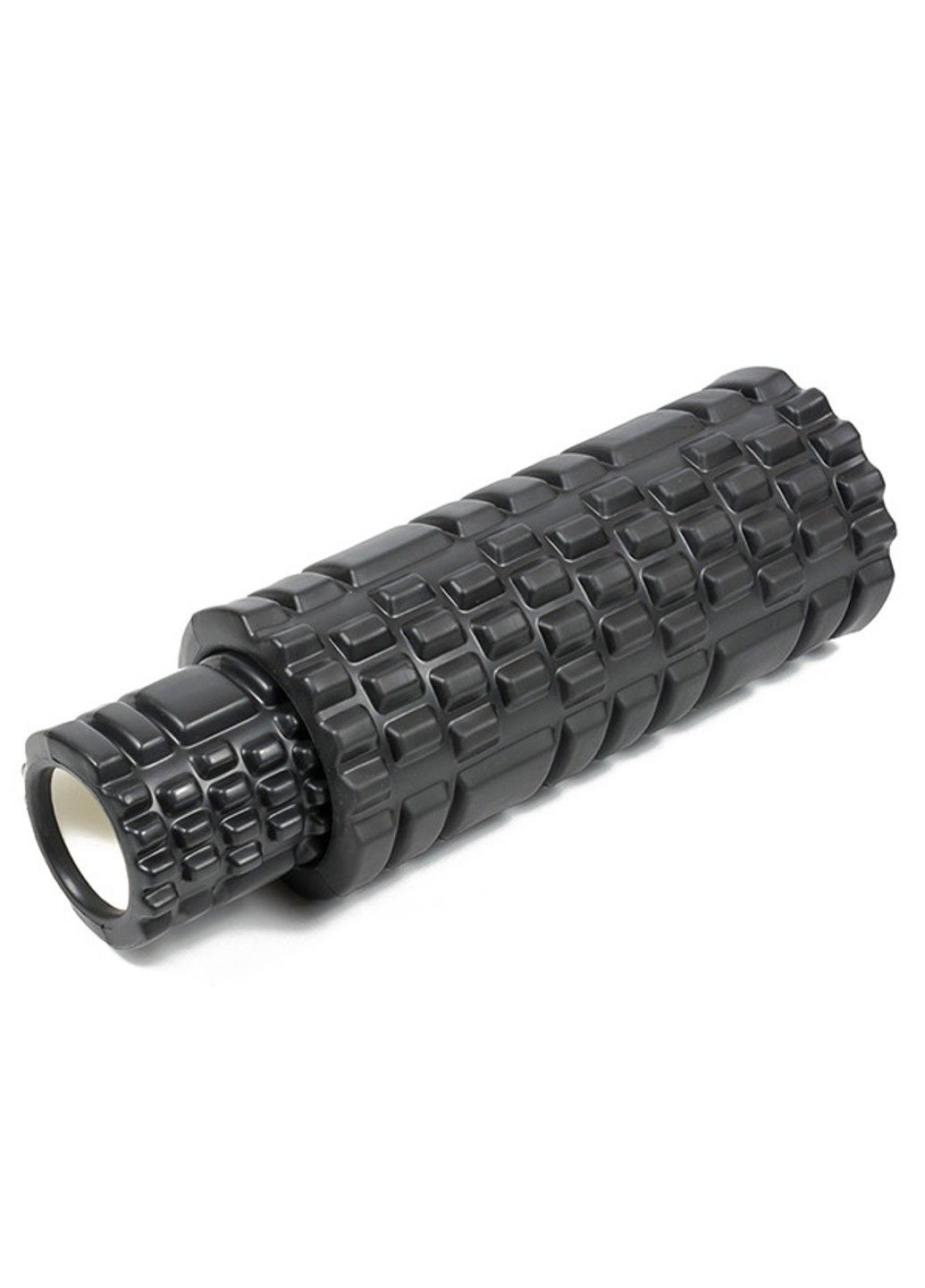 Масажний ролик Grid Roller Double 33 см EF-7737-4-Bk Black EasyFit (290255544)
