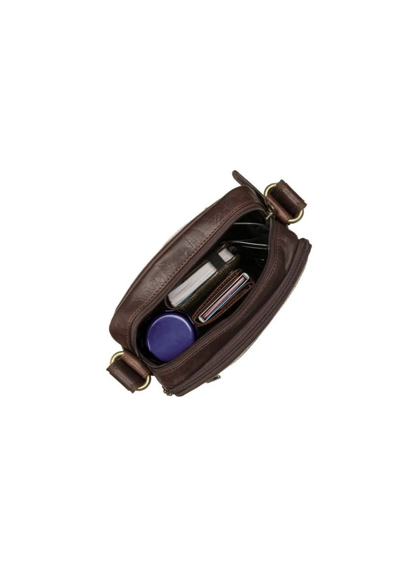 Сумка мужская кожаная коричневая S8_brn Visconti (336377599)