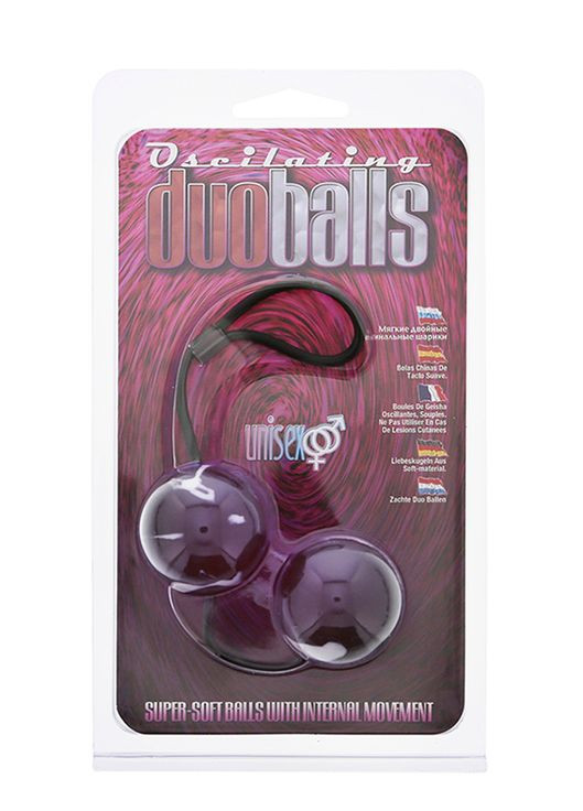 Вагинальные шарики Marbelized DUO BALLS, PURPLE Seven Creations (289868486)