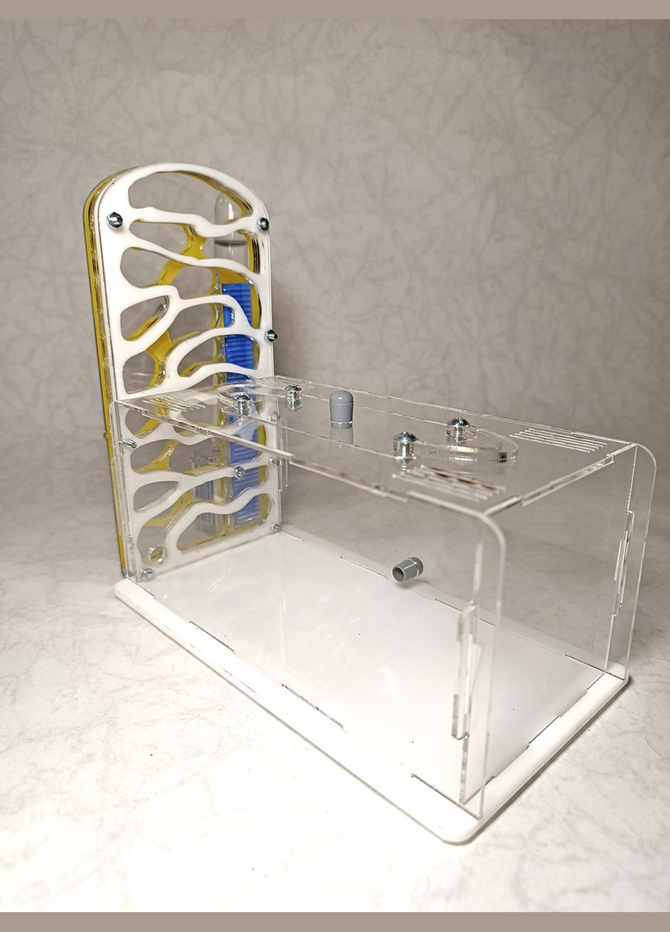 Муравьиная ферма (формикарий) вертикальная (желтая)+ муравьи-жнецы. Полный комплект No Brand AntTown (314798851)