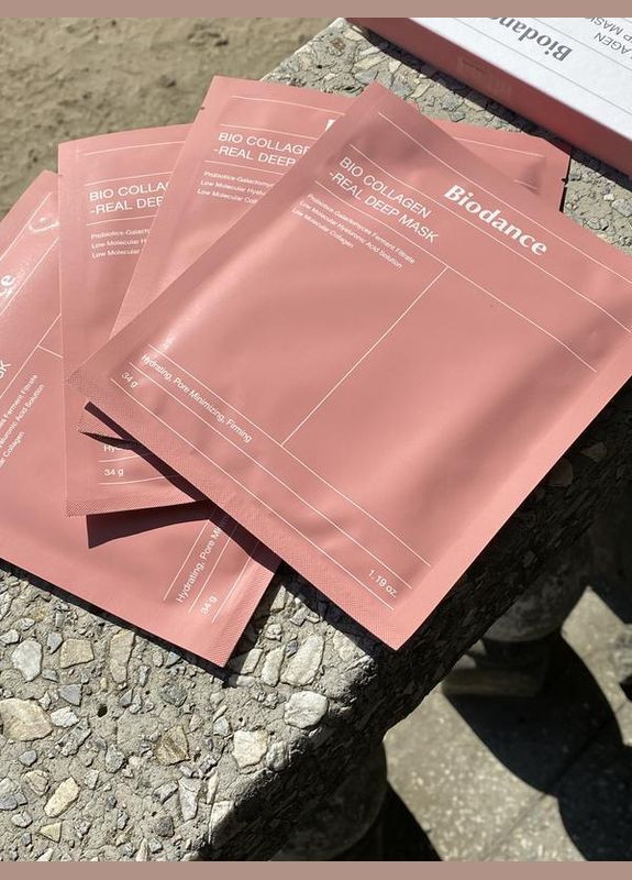 Ночная гидрогелевая маска с коллагеном для эластичности кожи bio-collagen real deep mask/шт Biodance (308994202)