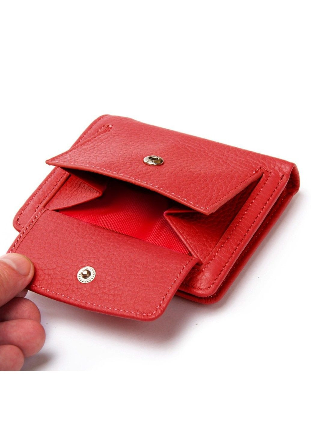 Шкіряний жіночий гаманець Bright WS-415-1 red Dr. Bond (370766708)