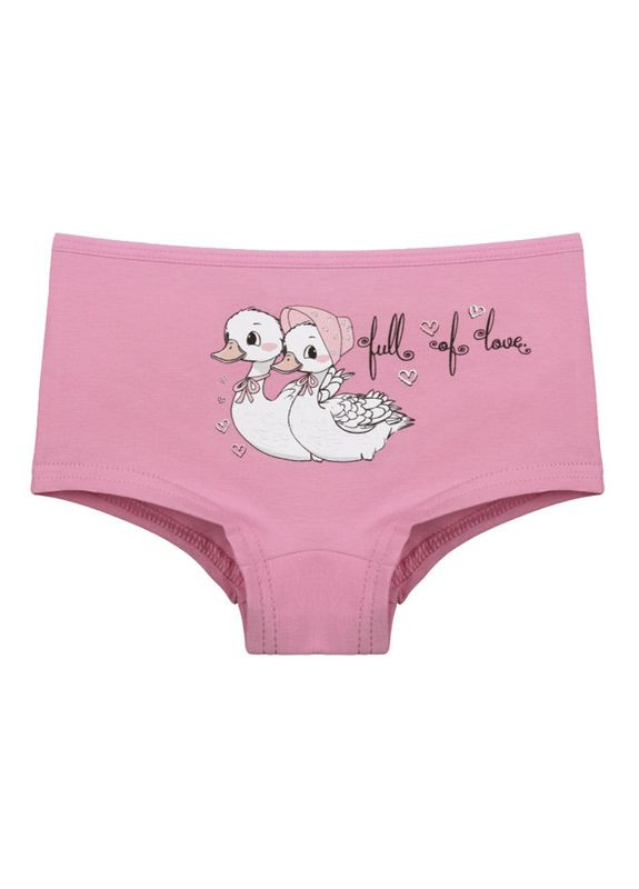 Дитячі труси шортики для дівчинки з принтом Гусенята Donella Шортики (326766897)