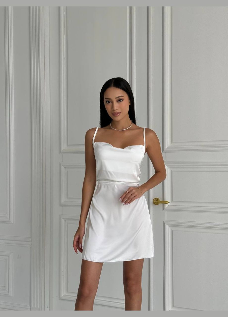 Молочна кежуал сукня INLABEL однотонна