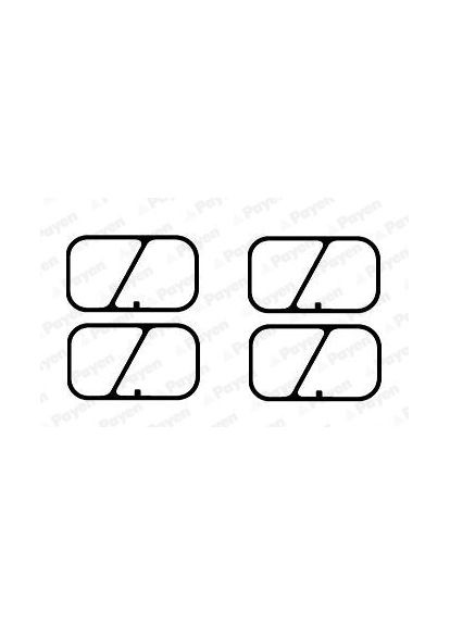 Комплект прокладок резиновых КОЛЛ. IN (SET)FIAT/LANCIA/OPEL 1.3D/JTD 199A3/199B1/229A3/A13DTE/A13DTR/A13F HA5073 Payen (366210562)