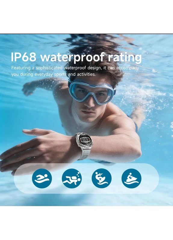 Умные смарт часы Smart Flash Rubber Silver UWatch (399777129)