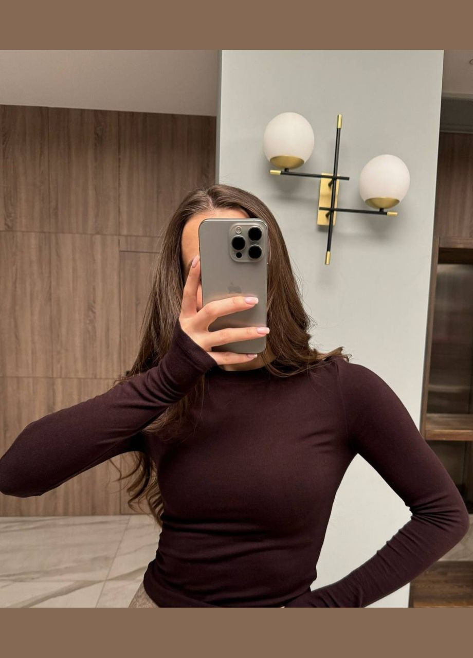 Женский Базовый Лонгслив No Brand (329910038)