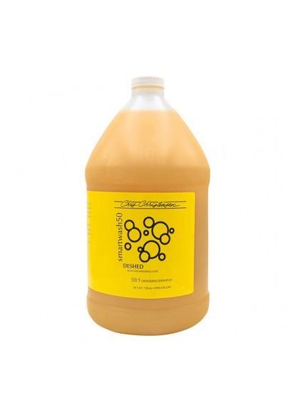 Шампунь для собак и кошек Smartwash 50 De-Shed для облегчения линьки 3,8 л Chris Christensen (333426679)