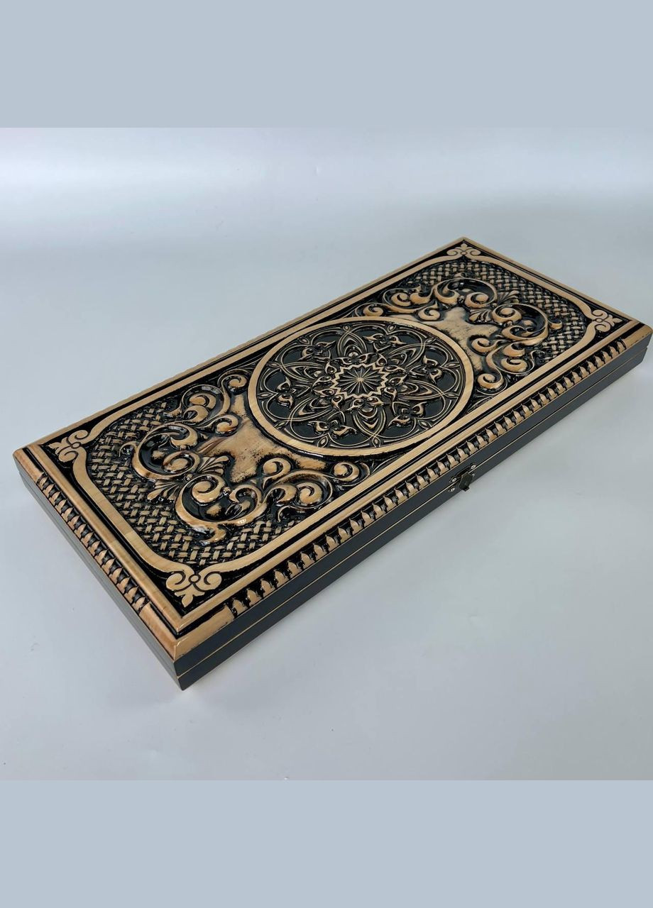 Дерев'яні нарди 50×23, арт.193012 з класичним візерунком: елегантність та стиль в кожному елементі Кавун Нарди (335212029)