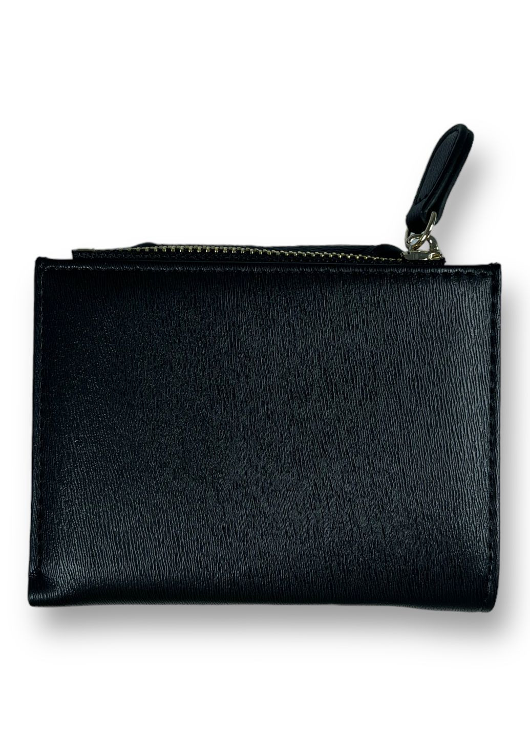 Жіночий гаманець з екошкіри одне відділення для купюр та 5 відділень для карток розмір:12*10*2 см чорний Tailian (268995038)