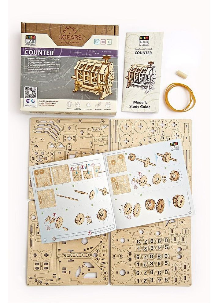 Механический 3D пазл Счетчик (70130) UGEARS (364114959)