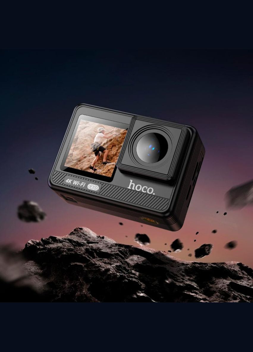 Экшен камера 4K anti-shake sports camera Black Hoco DV102 (322768530)