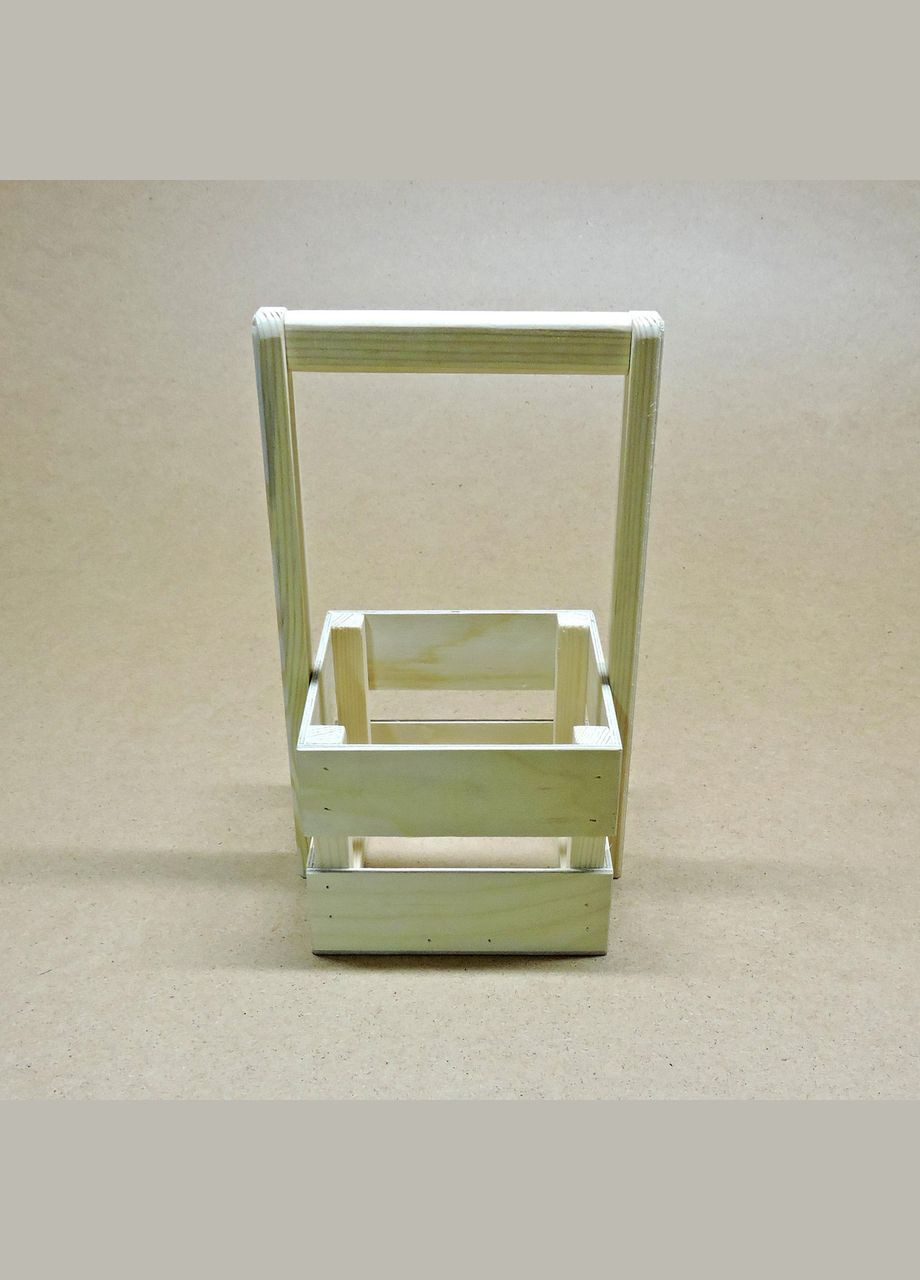 Подарочная корзинка из дерева Шервуд 15х15 бланже (ПДК-0021201) No Brand (328911455)