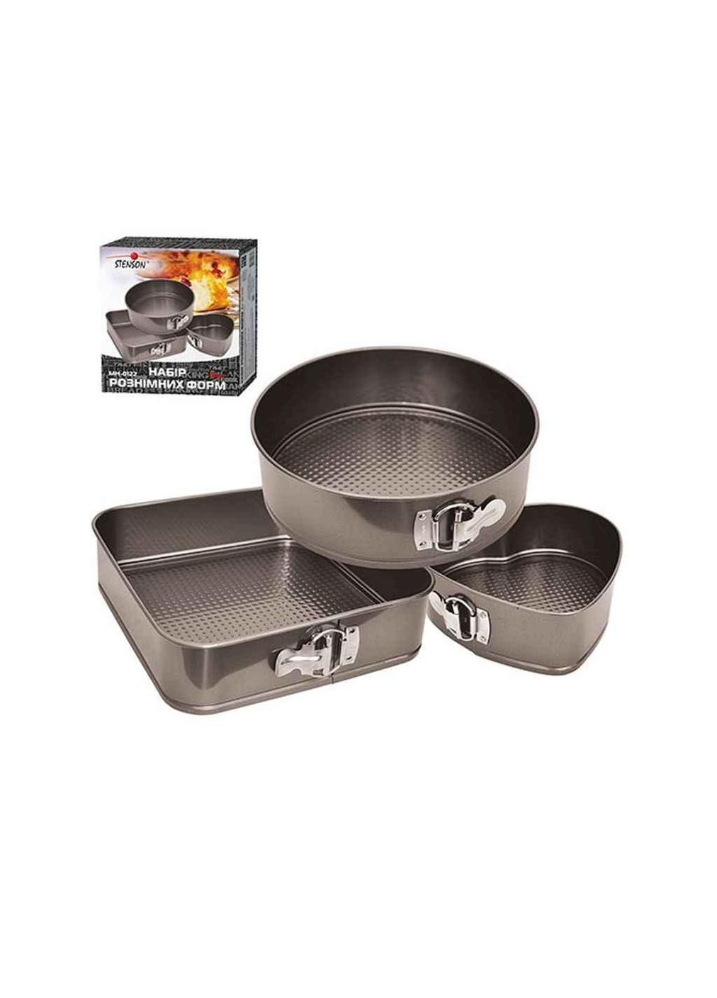 Набір раземних форм для випікання MH-0122 (3шт) ТМ Stenson (305203402)