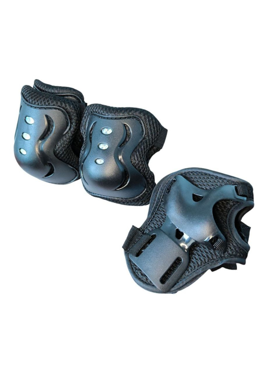 Захист роликовий наколінники налокітники накладки на кисті розмір чорний HJ-HDD-L-black SNS (316141896)