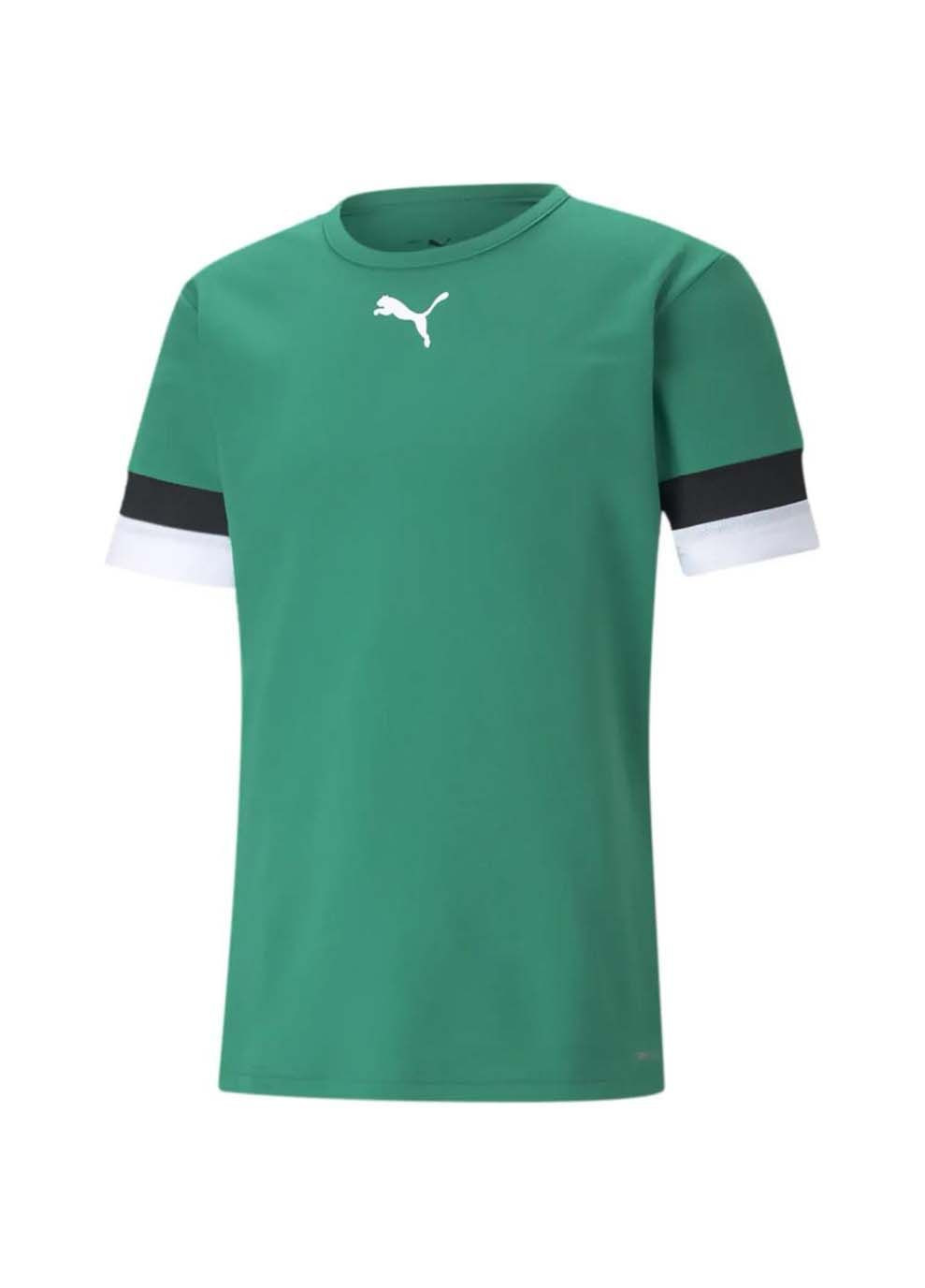Зелена чоловіча футболка teamrise jersey зелений Puma