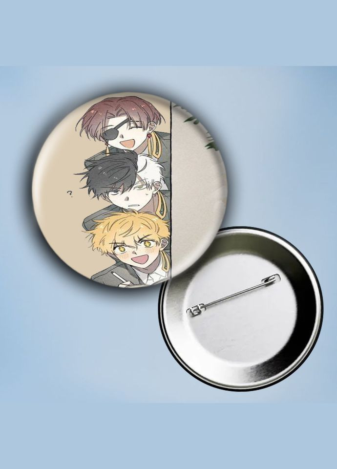 Значок на булавці Аніме Вітролом #5 металевий 56 мм No Brand (304503702)