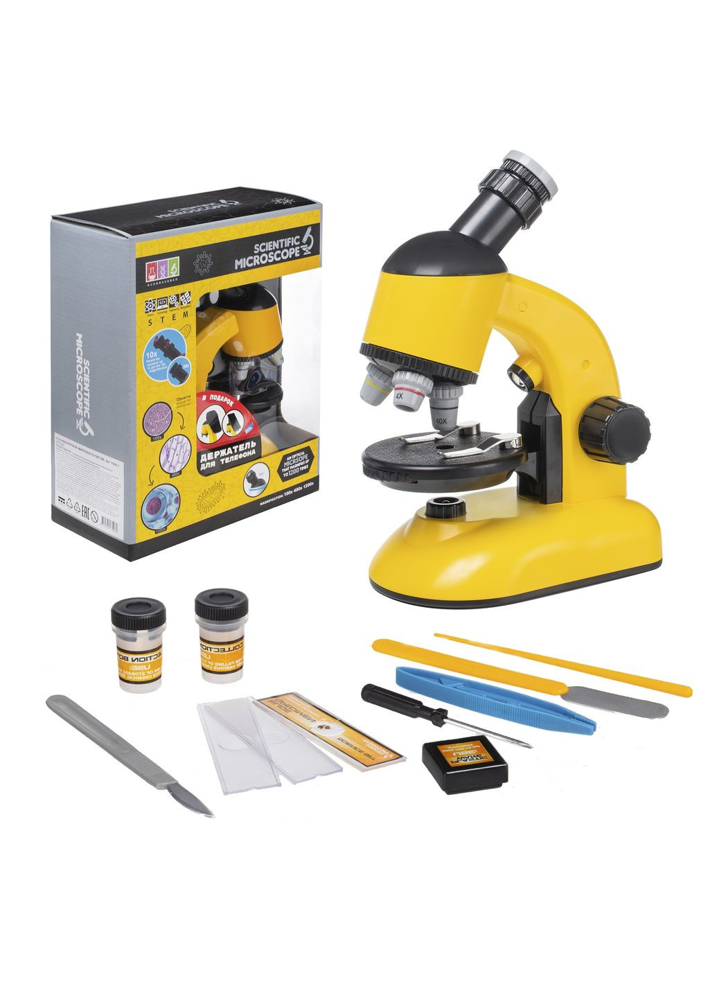 Игровой набор "Микроскоп" QUNXING (1100A-1) Qunxing Toys (290841192)