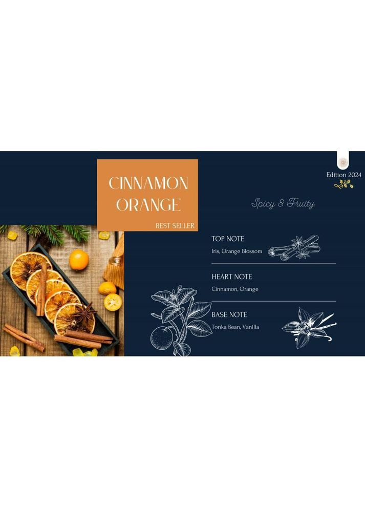 Духи для дому з паличками, Аромадифузор "Апельсин-кориця" (100 мл) Collines de Provence (370161958)