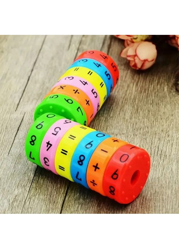 Подвижная головоломка для обучения математике Multicolor Bluelans (365721012)
