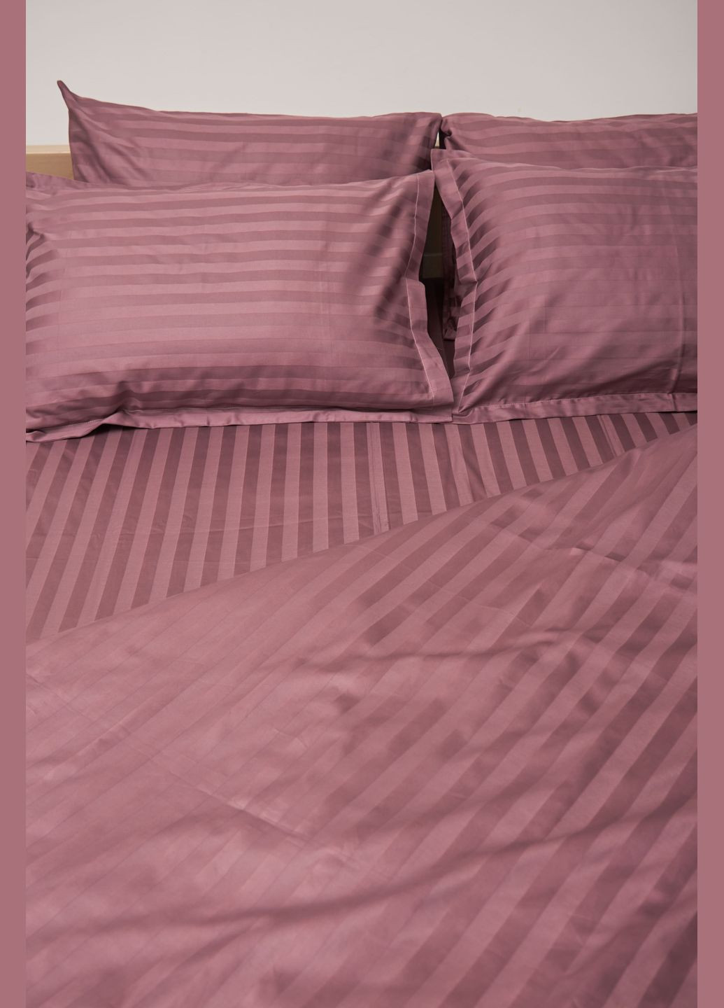 Комплект постельного белья Детский 110х140 наволочки 2х40х40 Satin Stripe (MS-830000176) Moon&Star Garnet (293173233)