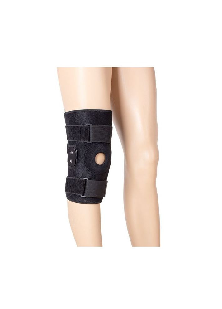 Бандаж на коліно з металевими шарнірами Універсальний розмір S- XL Чорний (М2620209) Jialya (305577675)