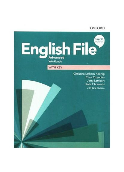 Робочий зошит English File 4th Edition Advanced Workbook with key Oxford (351586747)