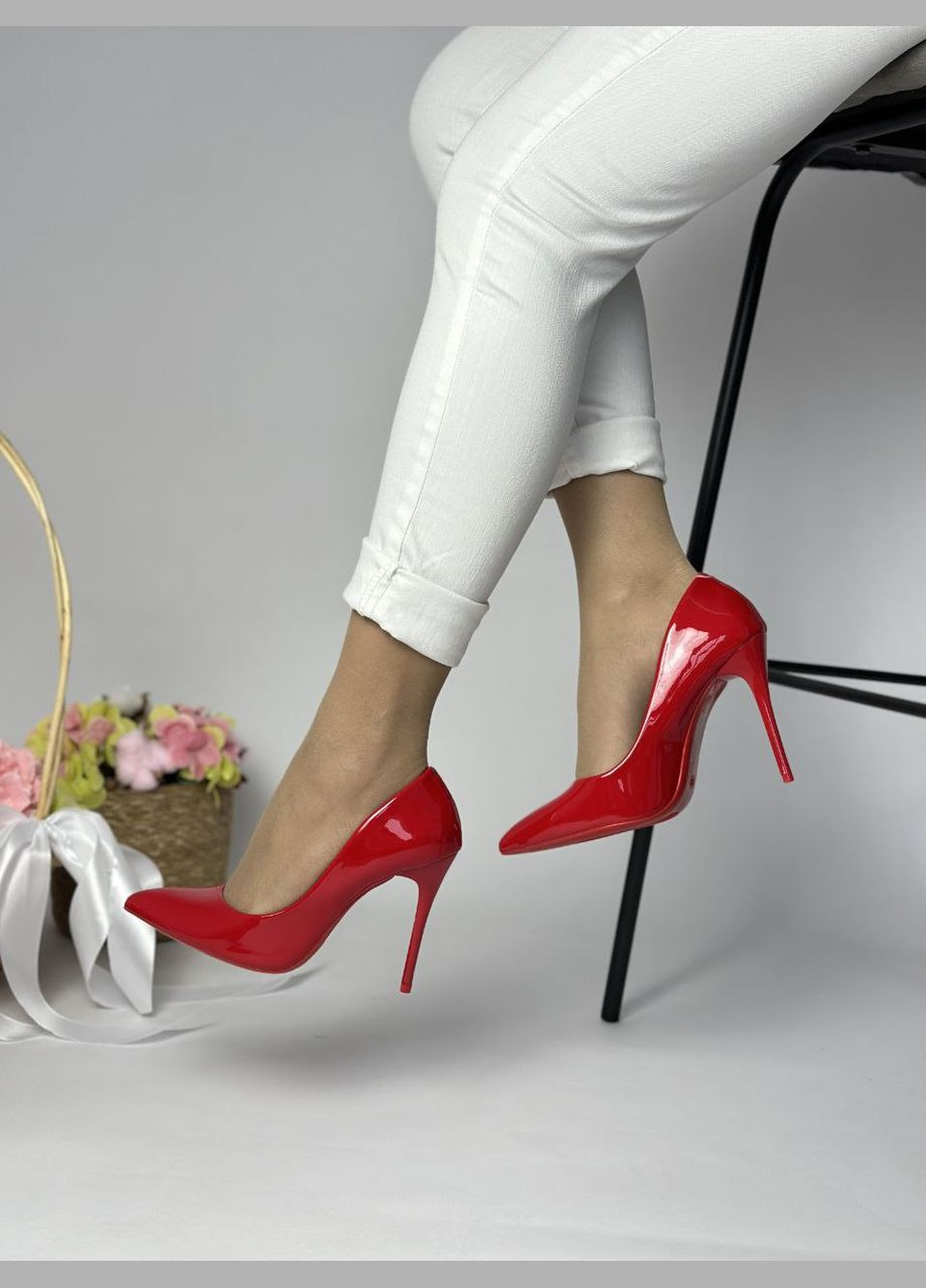 Comer Женские красные туфли лодочки на каблуке шпильке лодочки красный з искусственная кожа, — всесезон (323142530)